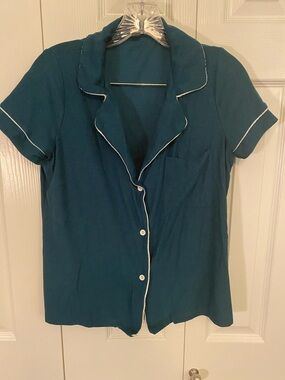 Beyond Yoga Teal PJ Set